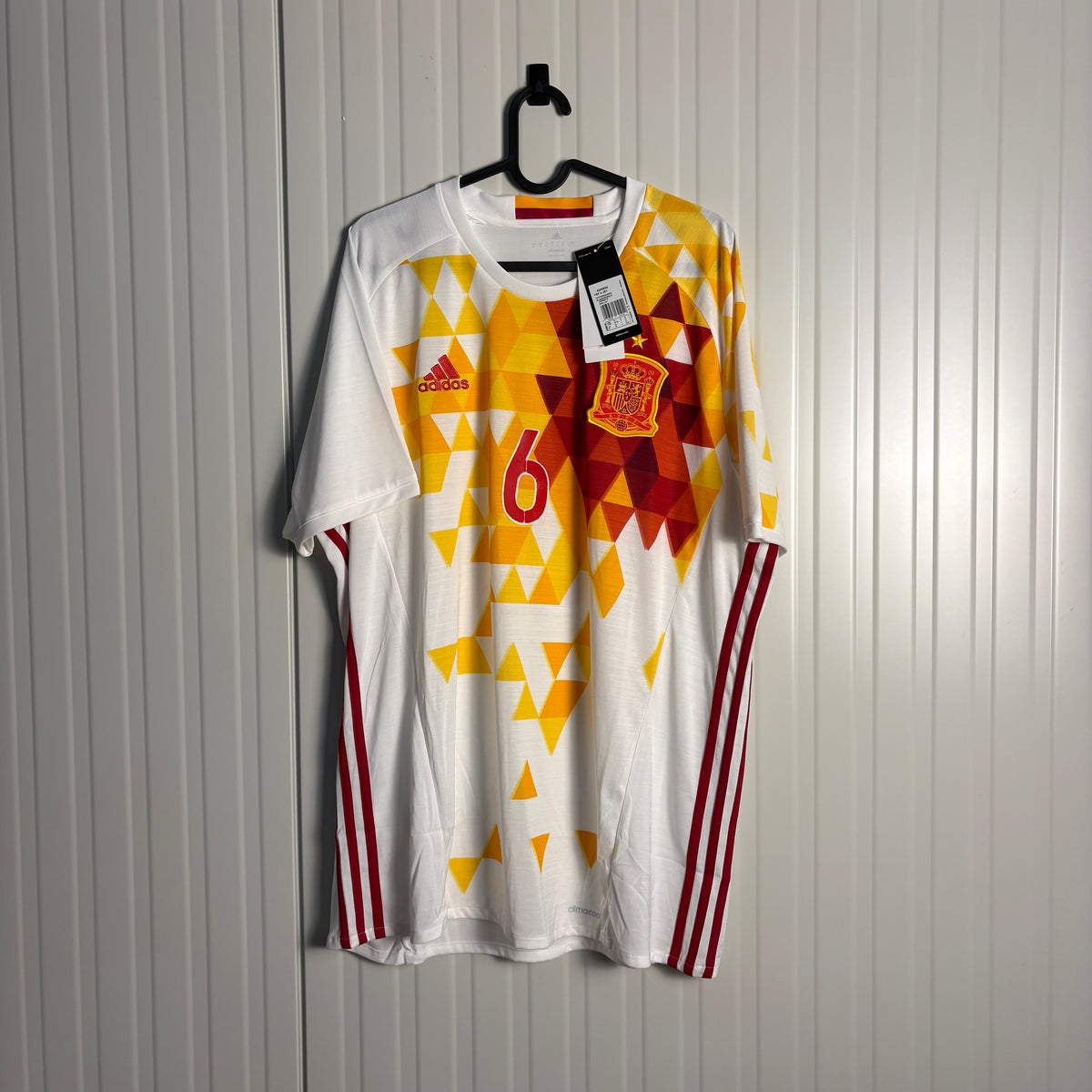 Spain Away INIESTA Euro 2016 (XL) NEW