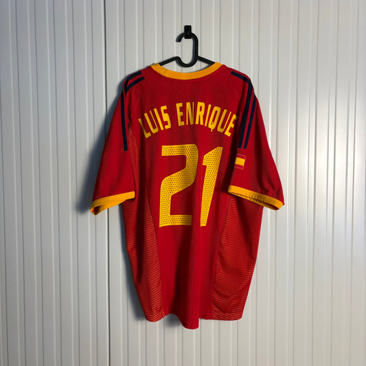 Spain Home LUIS ENRIQUE World Cup 2002 (XL)
