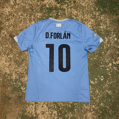 Uruguay Home FORLAN World Cup 2014 (L)