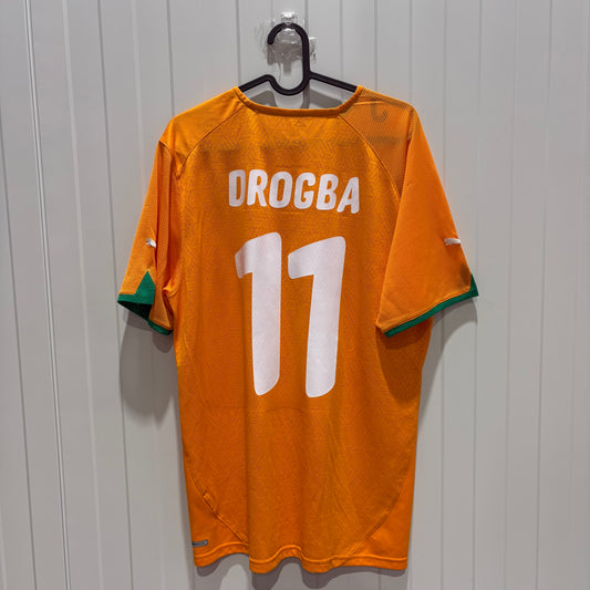 Ivory Coast Home DROGBA World Cup 2010 (L)