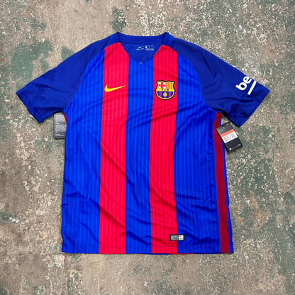 FC Barcelona Home 16/17 Luis Suarez (L) NEW