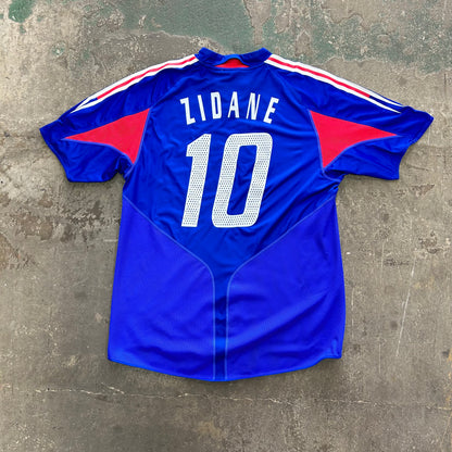 France Home ZIDANE Euro 2004 (XL)