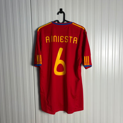 Spain Home INIESTA World Cup 2010 (L)