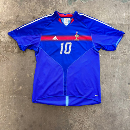 France Home ZIDANE Euro 2004 (XL)
