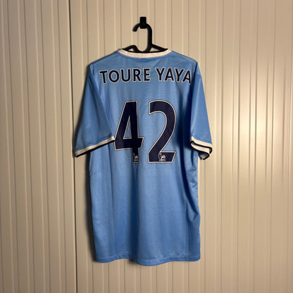 Manchester City Home YAYA TOURÉ 13/14 (M) NEW
