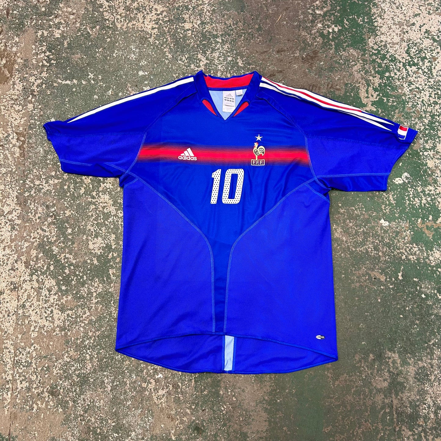 France Home ZIDANE Euro 2004 (XL)