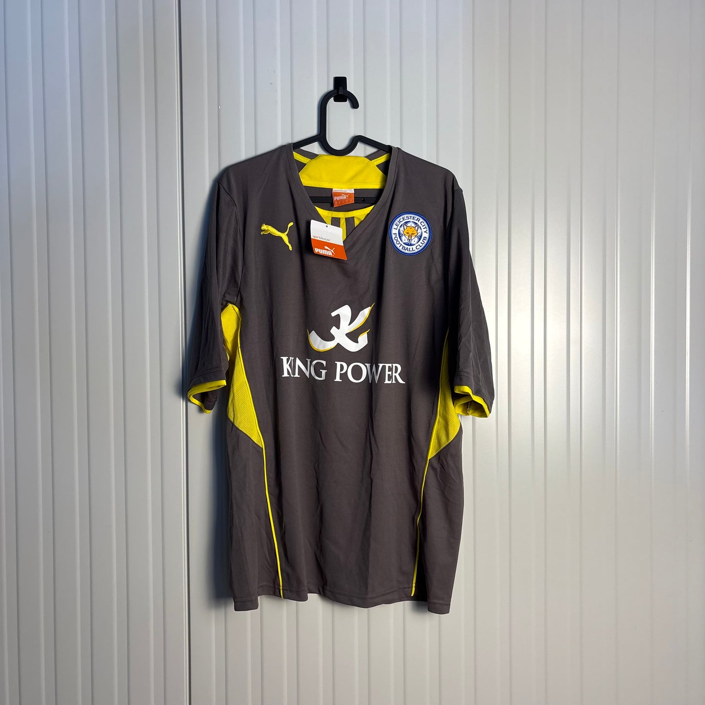 Leicester City Away VARDY 13/14 (L) NEW