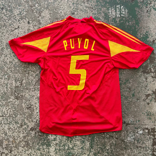 Spain Home PUYOL Euro 2004 (XL)