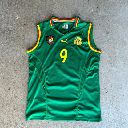 Cameroon Home World Cup 2002 Eto`o (L)